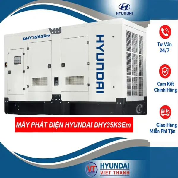 Máy Phát Điện Chạy Dầu 1 Pha 32 KVA – 35.2 KVA DHY35KSEm